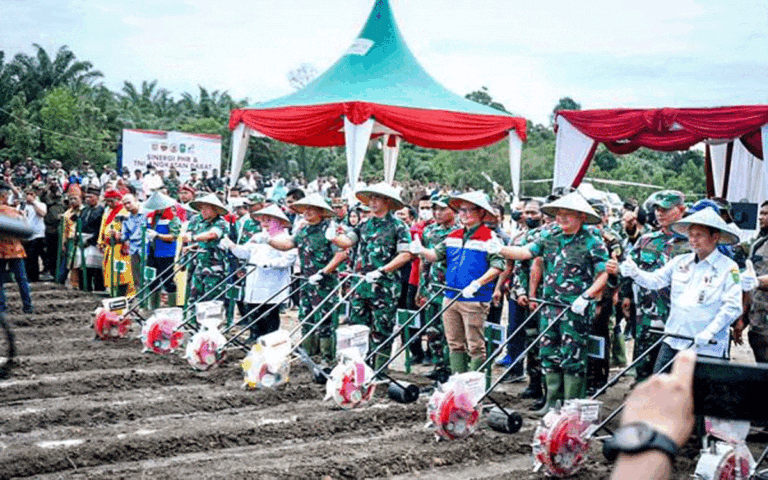PHR-TNI AD Olah 100 Ha Tanaman Pangan Dukung Ketahanan Pangan