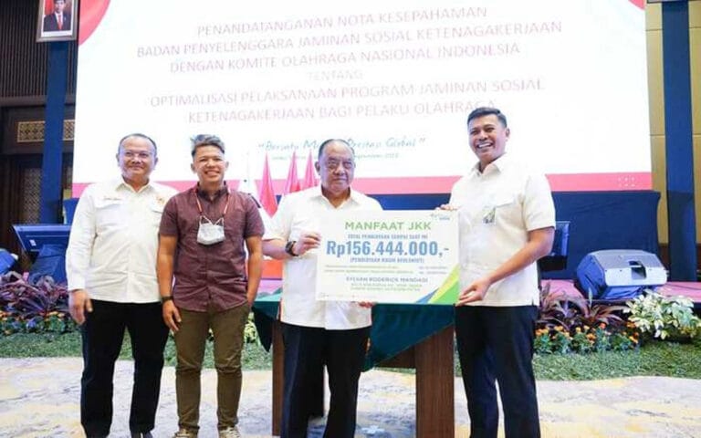 BPJS Ketenagakerjaan dan KONI Beri Perlindungan Atlet