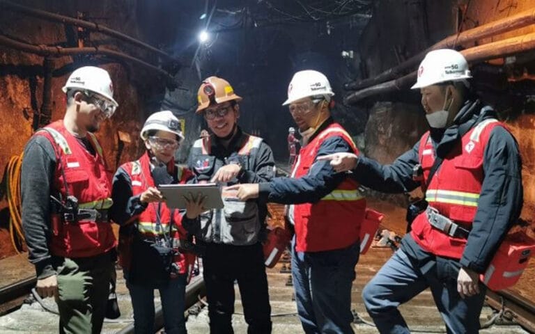 Telkomsel Terapkan 5G Underground Smart Mining di Freeport