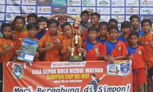 MIN 9 Sragen Berhasil Jadi Kampium Liga HW Simpon Cup VIII