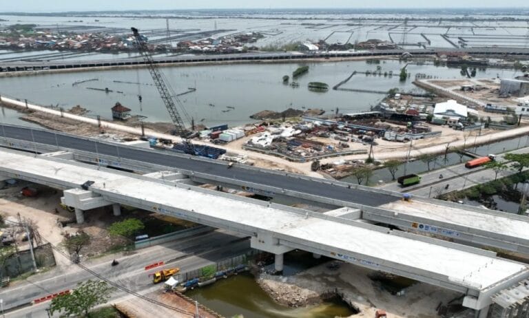 Konstruksi Ruas Tol Semarang-Demak Seksi 2 Capai 93%