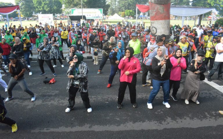 Kodim Wonosobo Gelar Gowes dan Jalan Santai Menutup Rangkaian HUT TNI