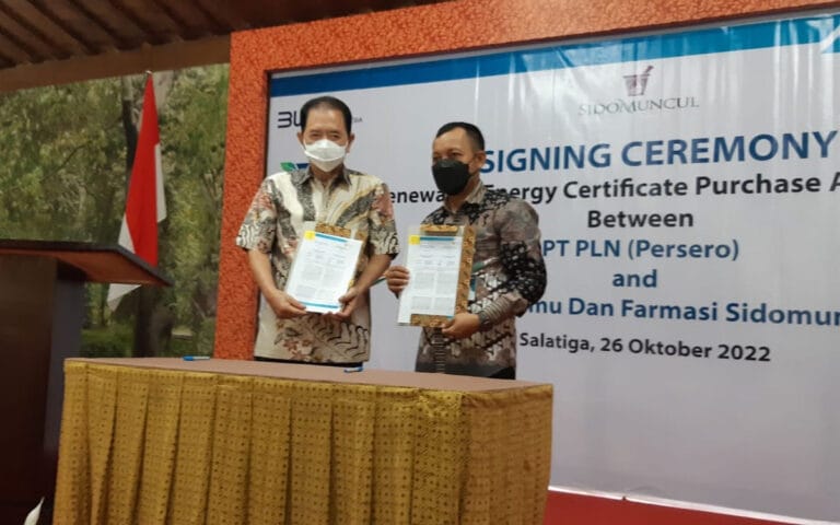 PLN-Sido Muncul Realisasikan Penandatanganan Penggunaan REC