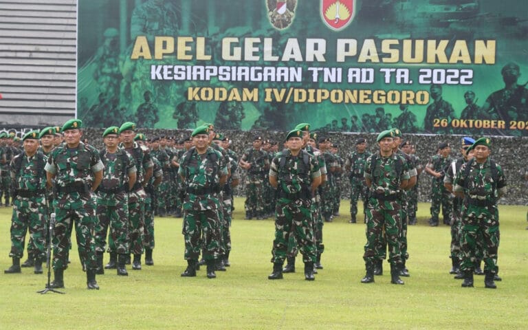 Pangdam IV/Diponegoro Pimpin Apel Kesiapsiagaan TNI AD TA 2022