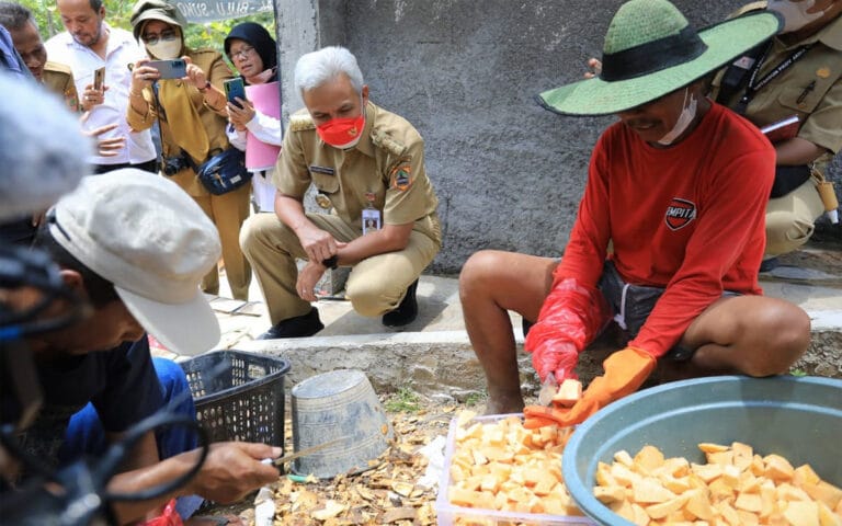 Ganjar Tanam Porang di Sukoharjo