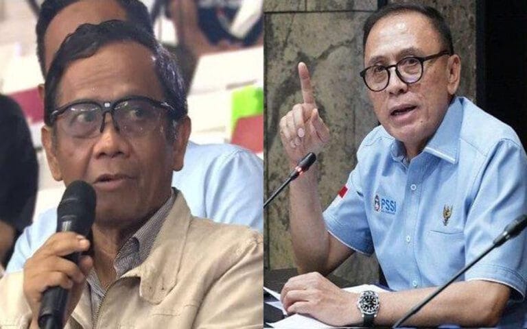 Mahfud MD Kembali Meminta Iwan Bule Mundur Dari Ketum PSSI