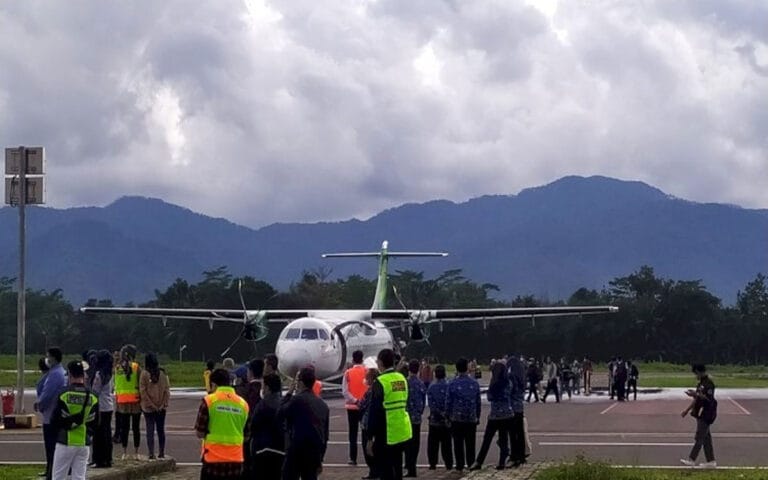 Maskapai Citilink Kembali Terbang Perdana ke Purbalingga