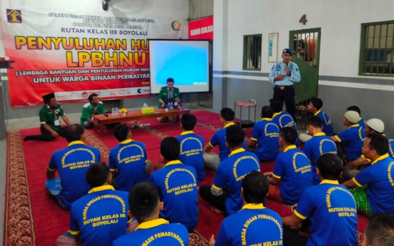 Rutan Boyolali Gandeng LPBHNU Gelar Penyuluhan Hukum