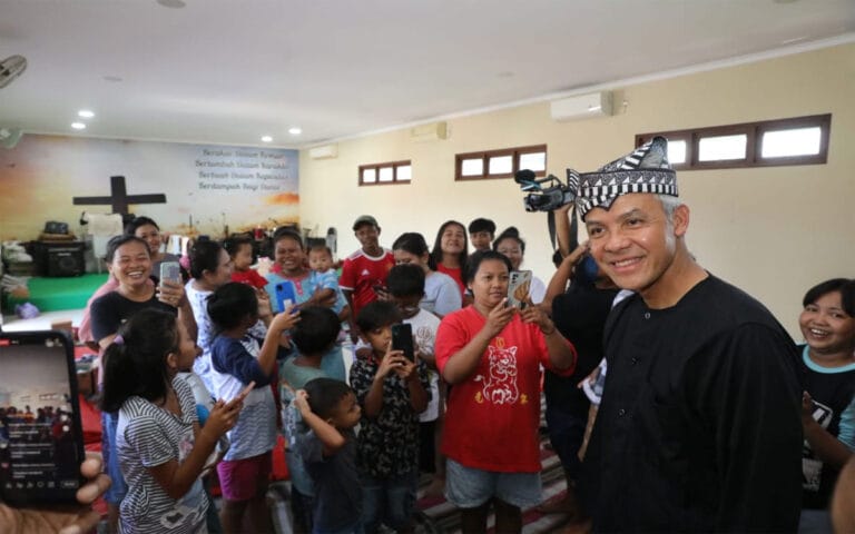 Ganjar Berterimakasih Atas Kerukunan Umat Beragama di Tengah Banjir Kudus