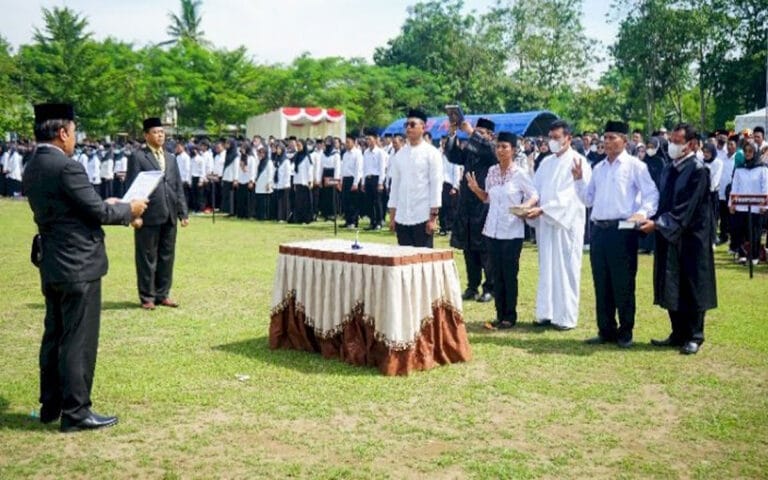 Sebanyak 1.116 Anggota PPS Pemilu 2024 Magelang Dilantik