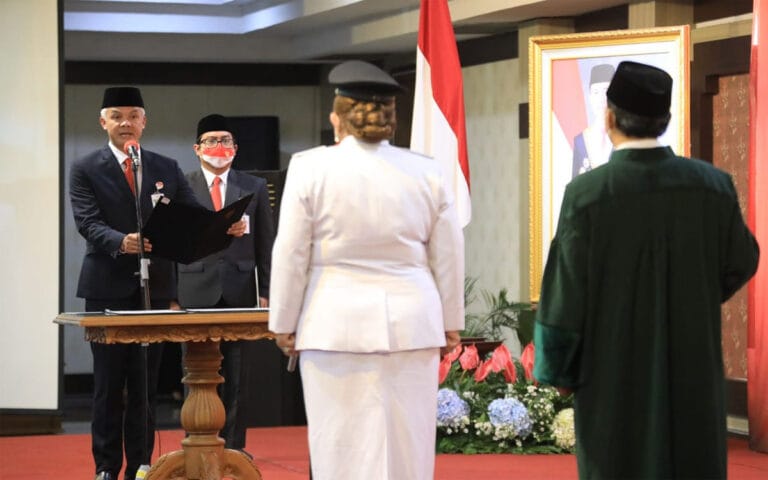 Lantik Wali Kota Semarang, Ganjar Teringat Sosok Kunti dalam Epos Mahabharata