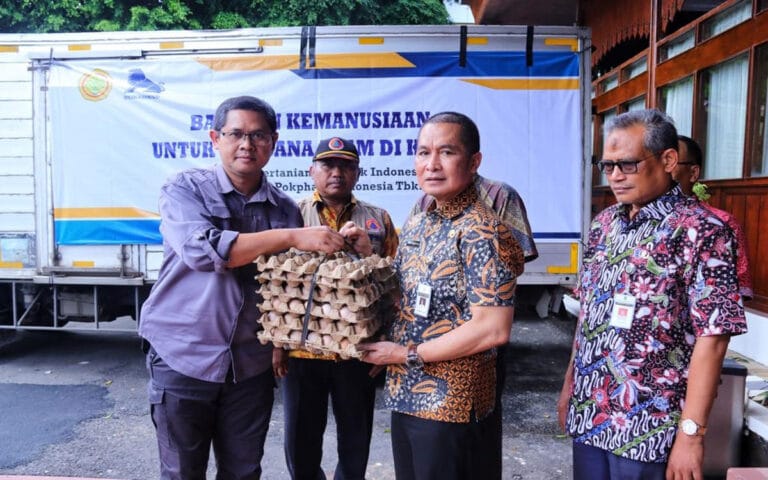 Bupati Hartopo Salurkan Bantuan Logistik dari Kementerian Pertanian