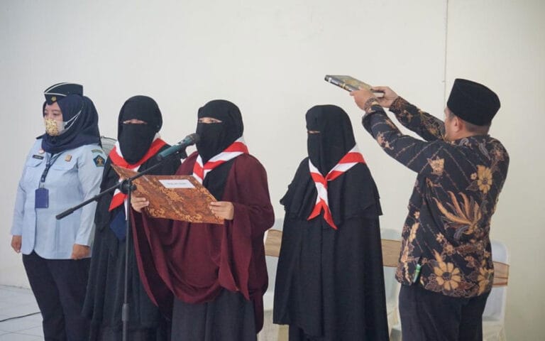 3 Napiter di Lapas Perempuan Semarang Ikrar Setia ke NKRI