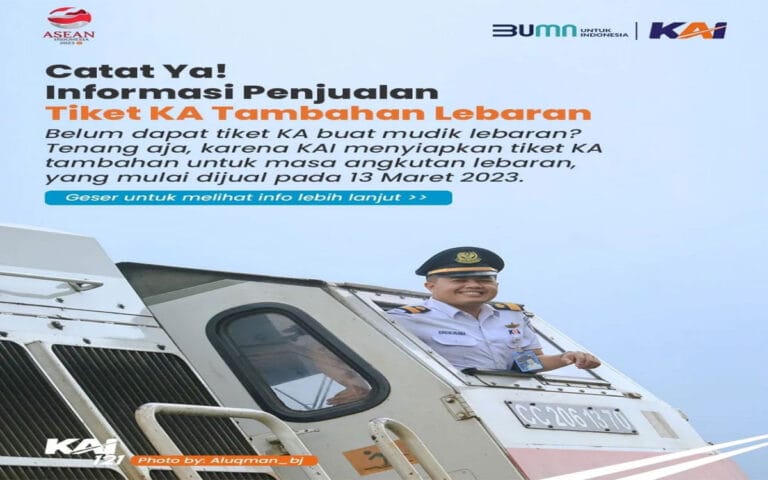 KAI Operasikan KA Tambahan Angkutan Lebaran