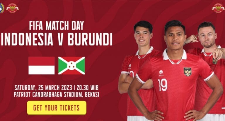Tiket FIFA Match Day Indonesia Lawan Burundi Sudah Bisa Dipesan