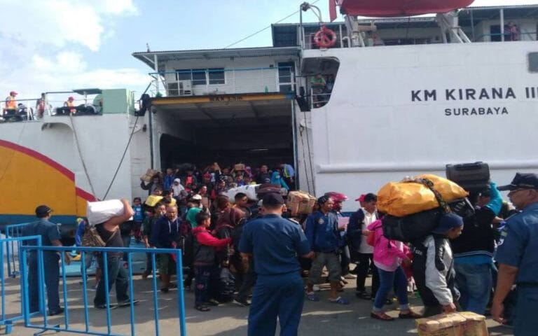Kepadatan Arus Mudik Penumpang Angkutan Laut Mulai Diantisipasi