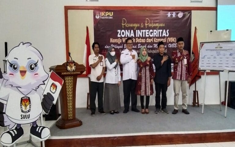 KPU Demak Canangkan Zona Integritas