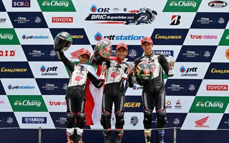 Pembalap Binaan Astra Honda Raih Podium Tertinggi TTC Buriram