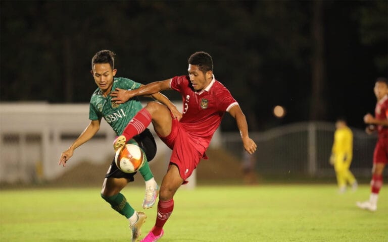 Laga Ujicoba Timnas U-22 Melawan Bhayangkara Berakhir Imbang