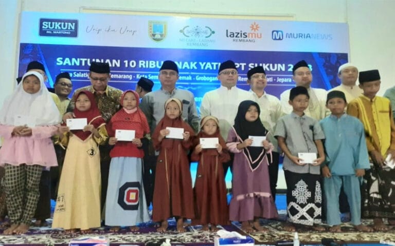 PT Sukun Berikan Santunan 1.000 Anak Yatim di Rembang
