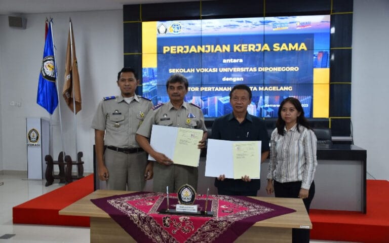 Sekolah Vokasi Undip Dukung BPN Wujudkan Magelang Kota Lengkap