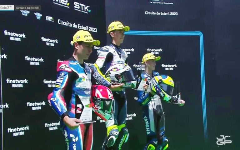 Pertamina Mandalika SAG Racing Team Naik Podium di Moto2 Portugal