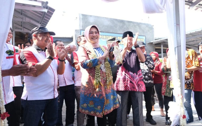 Sri Mulyani Resmikan Pasar Krido Mulyo Prambanan