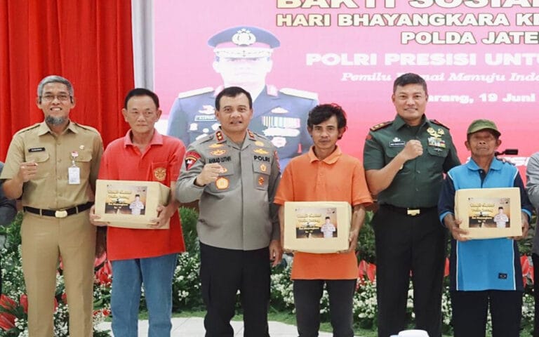Sambut Hari Bhayangkara Ke-77, Polda Jateng Gelar Bakti Sosial dan Bakti Religi