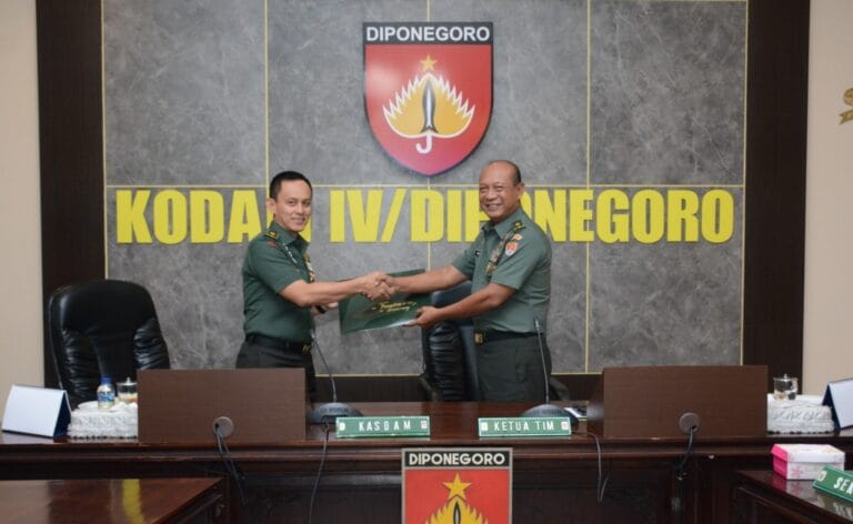 Kasdam IV/Diponegoro Pimpin Taklimat Akhir Pengawasan Post Audit Itjenad TA 2023