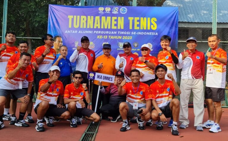 Tim Tenis IKA UNNES Capai Target, Juara II Turnamen Tenis Antar Alumni Perguruan Tinggi se-Indonesia