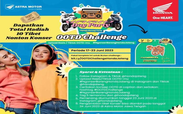 Honda Jateng Bagikan Tiket Konser Sheila On 7 Gratis