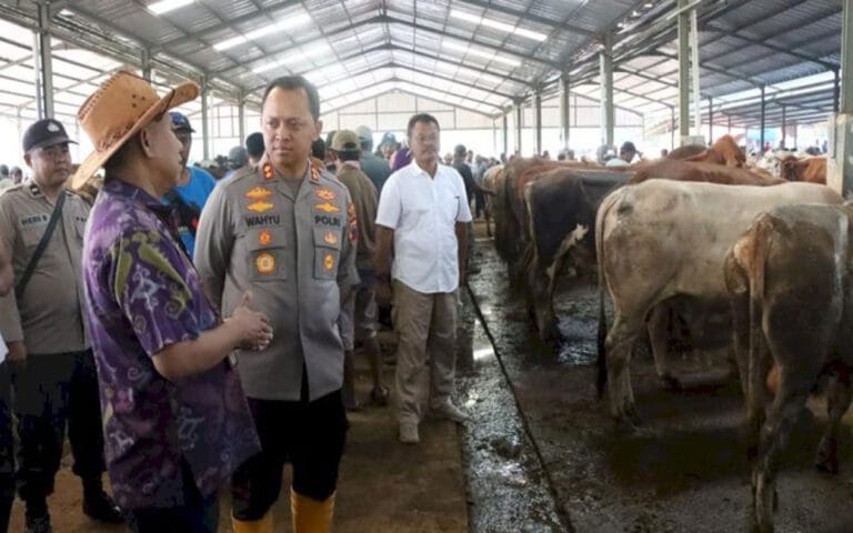Polres Dan Dinas Peternakan Perketat Pemantauan Hewan Kurban Idul Adha