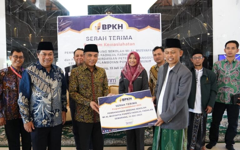 Dukung Progam Pendidikan Dan Pemberdayaan Ekonomi, BPKH Beri Bantuan Kemaslahatan