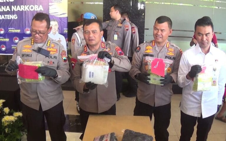 Polda Jateng Gagalkan Peredaran Sabu 5 Kg Dari 2 Jaringan Narkoba