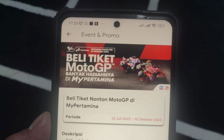 Tiket MotoGP Mandalika 2023 Sudah Bisa Dibeli di Aplikasi MyPertamina