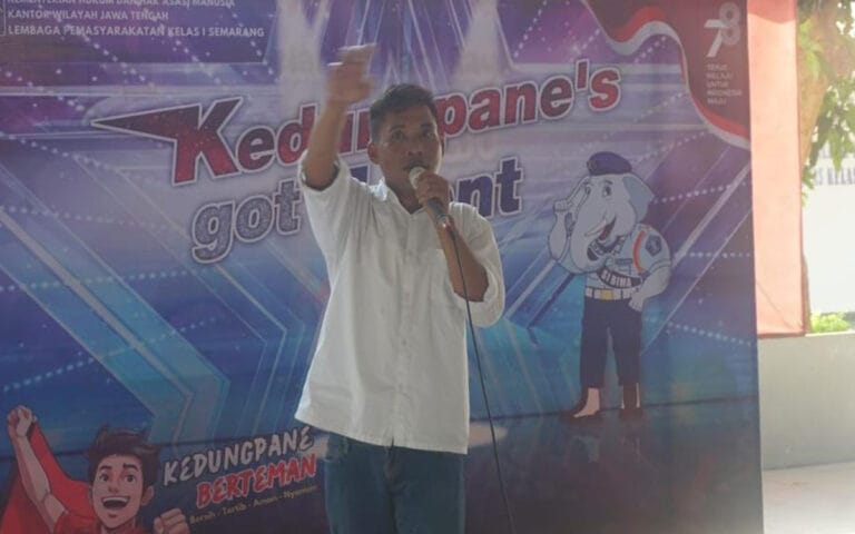 Warga Binaan Lapas Semarang Tunjukkan Suara Emasnya Lewat Kedungpane’s Got Talent