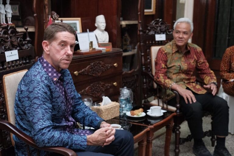 Ganjar Temui Utusan Pemerintah Queensland, Bahas Peningkatan Kerjasama Ekonomi dan Renewable Energy