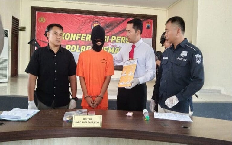 Pengedar Sabu di Demak Dibekuk Polisi