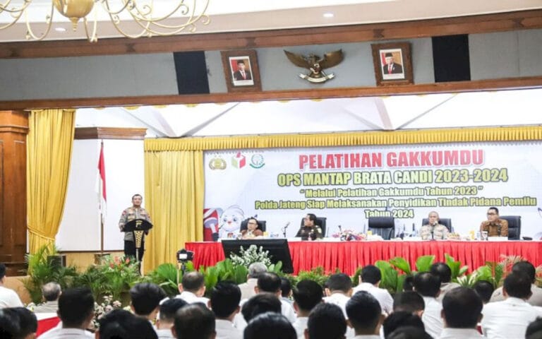 Kapolda Jateng: Tindak Pidana Pemilu Harus Ke depankan Asas Netralitas