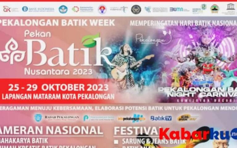 Pemkot Pekalongan Siap Gelar Pekan Batik Nusantara 2023