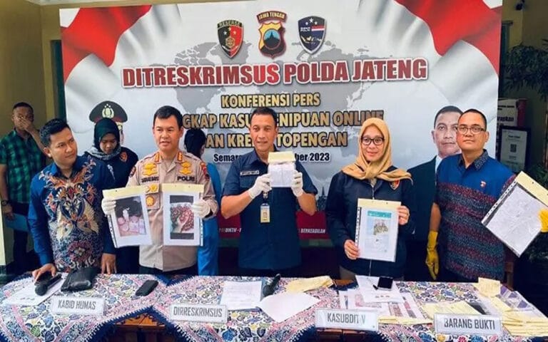 Polda Jateng Tangkap Pelaku Penipuan Online