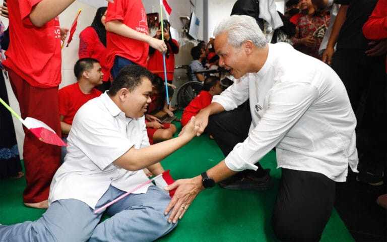 Ganjar Siap Perjuangkan Kesetaraan Penyandang Disabilitas