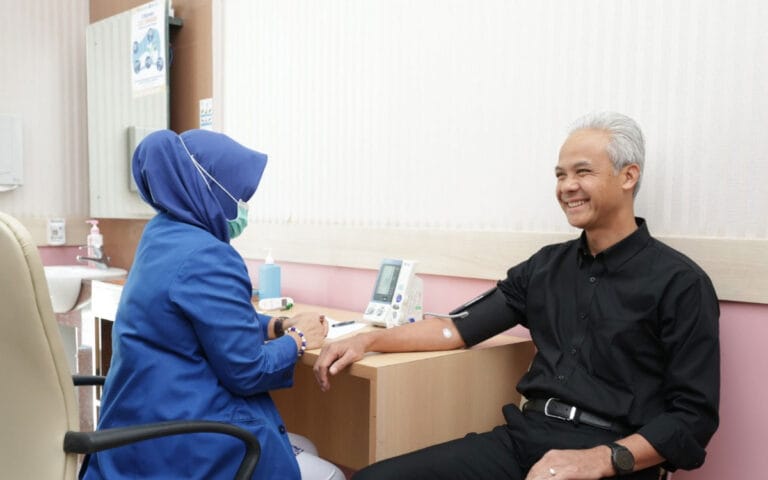 Sebelum Hadiri Deklarasi Cawapres, Ganjar Tes Kesehatan di RS Fatmawati
