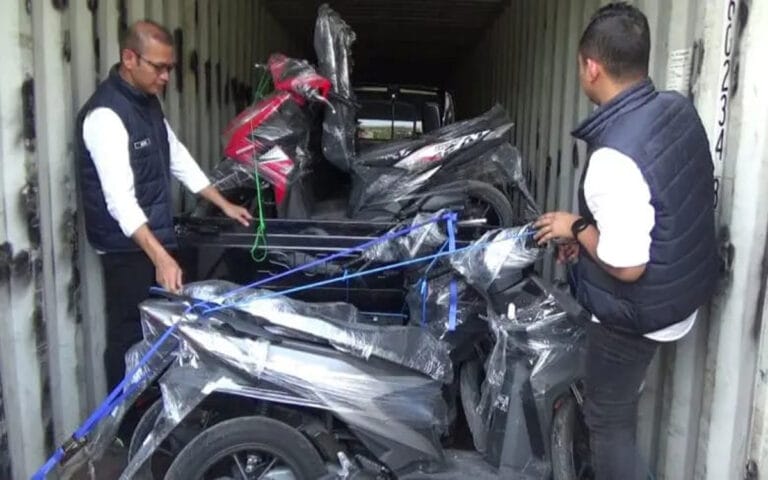 Polda Jateng Gagalkan Penyelundupan Motor Bodong Ke Luar Negeri