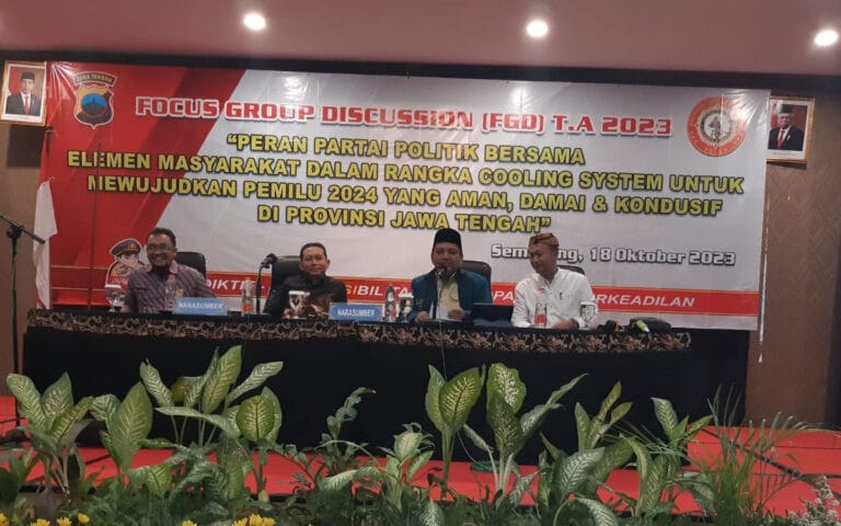 Dirintelkam Polda Jateng, Bawaslu, KPU dan Ormas Sepakat Wujudkan Pemilu 2024 Berintegritas