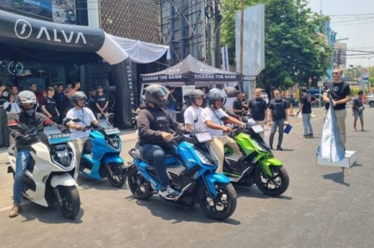 Motor Listrik ALVA Hadir di Kota  Semarang