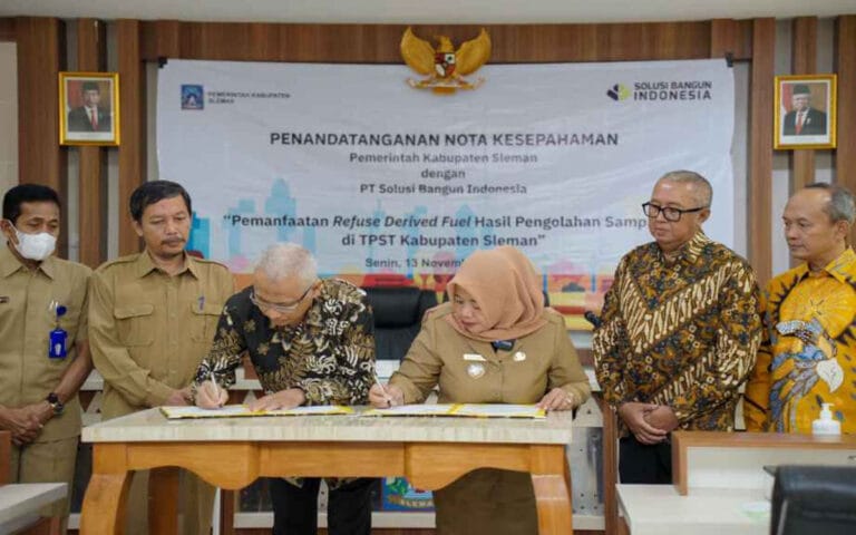 SBI dan Pemkab Sleman Jalin Kerja Sama Pemanfaatan Sampah Perkotaan Menjadi RDF