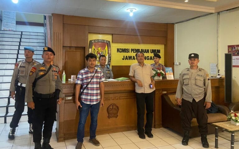 Selama Pemilu, Kantor KPU dan Bawaslu Dijaga Ketat oleh Satgas Preventif