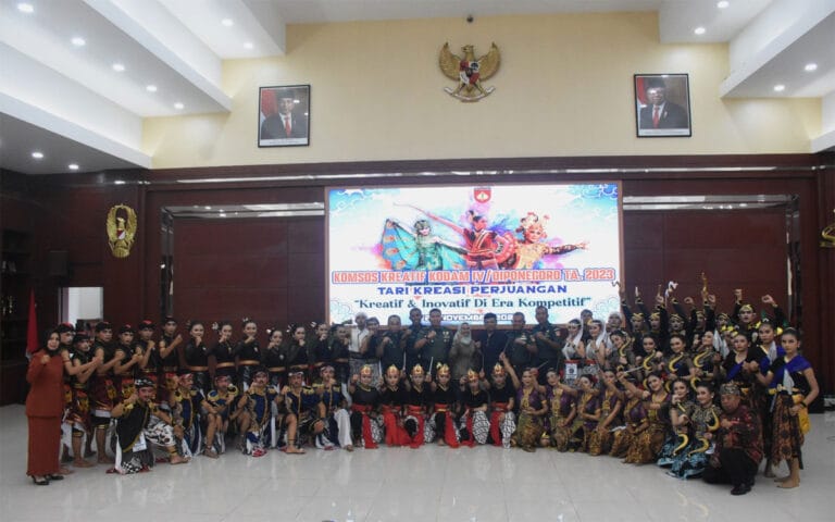 Kodam IV/Diponegoro Menginspirasi Kreativitas Pelajar Melalui Lomba Tari