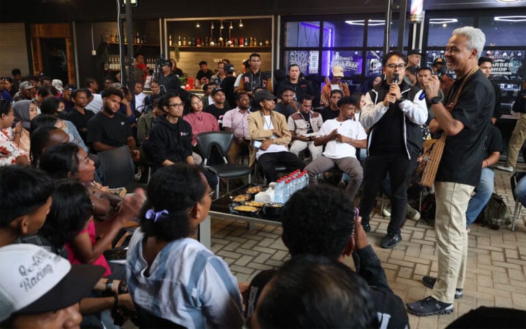 Ngobrol Bareng Ganjar, Anak Muda Merauke Antusias Gabung Tim Pemenangan Muda